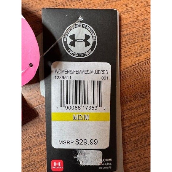 Under Armour Show Your Power in Pink Compression Shorts Womens MED Breast Cancer - Picture 5 of 12